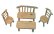 画像4: 流木ミニチュア（家具）飾り台　　４点セット (4)