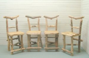 画像3: 香川県 (株)二大緑化産業様よりオーダー制作依頼頂いた流木テーブルベンチ椅子セットです。