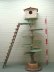 画像2: オリジナル大型流木キャットタワー（駆上りハシゴ付きツリーハウスタイプ）