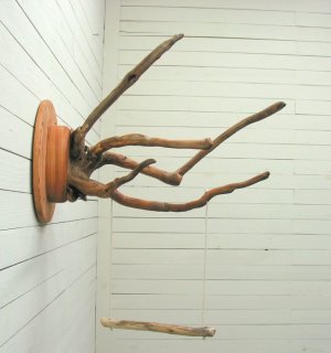 画像3: 止まり木壁掛けハンガー
