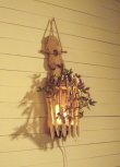 画像3: 壁掛け型流木ランプ
