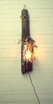 画像3: 壁掛け型流木ランプ