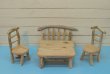 画像1: 流木ミニチュア（家具）飾り台　　４点セット
