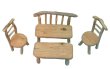 画像4: 流木ミニチュア（家具）飾り台　　４点セット