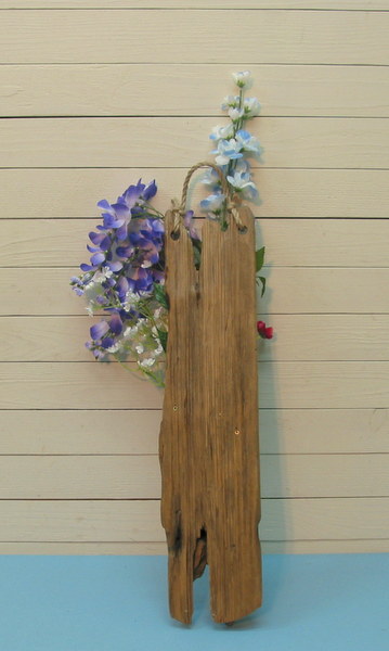 画像: 壁掛け型流木花器