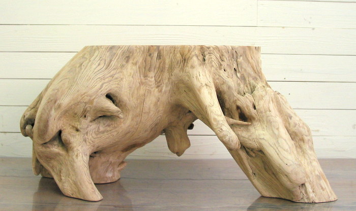画像: 流木飾り台