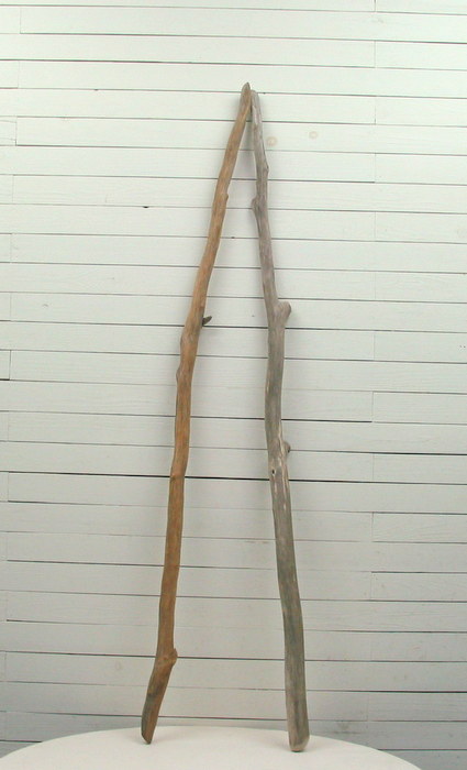 画像: 流木棒１ｍ以上の２本セット