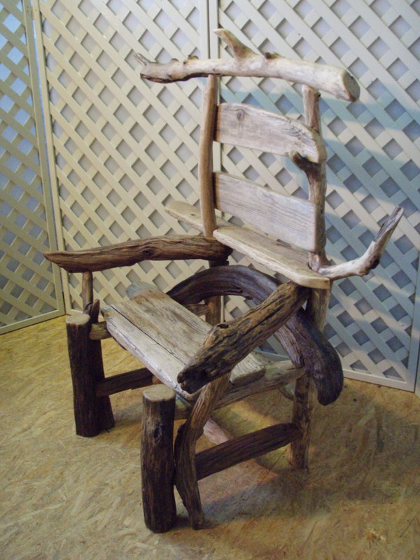 流木椅子 - 流木アートのレットイットビー
